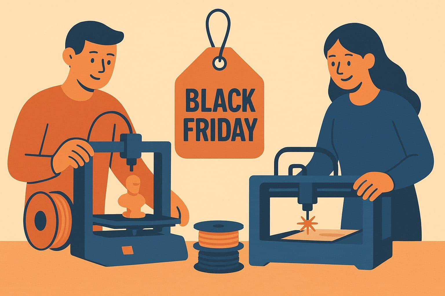 3D Printer Black Friday Deals 2026: FDM, Resin & Laser Guide